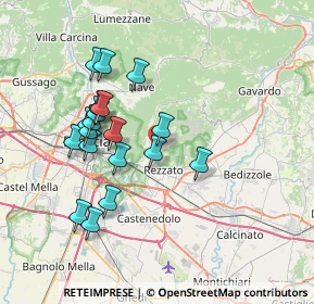 Mappa Via Molini, 25082 Botticino BS, Italia (6.83316)