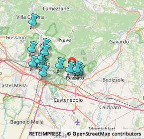 Mappa Via Molini, 25082 Botticino BS, Italia (6.04429)