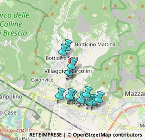 Mappa Via Molini, 25082 Botticino BS, Italia (1.52846)
