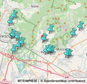 Mappa Via Molini, 25082 Botticino BS, Italia (4.46412)