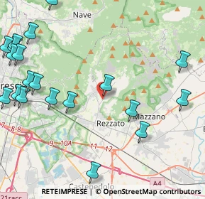 Mappa Via Molini, 25082 Botticino BS, Italia (5.8465)