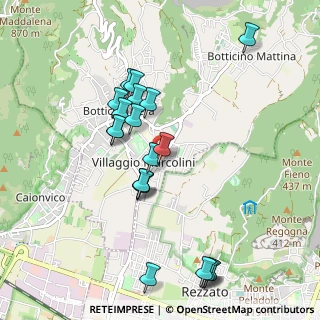 Mappa Via Molini, 25082 Botticino BS, Italia (0.98)