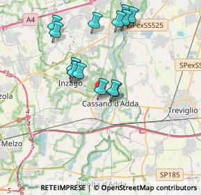 Mappa Via Vincenzo Gioberti, 20062 Cassano d'Adda MI, Italia (3.57786)