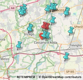 Mappa Via Vincenzo Gioberti, 20062 Cassano d'Adda MI, Italia (4.3575)