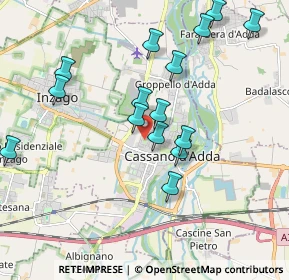 Mappa Via Vincenzo Gioberti, 20062 Cassano d'Adda MI, Italia (2.624)