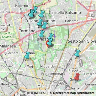 Mappa Via Don Vercesi, 20091 Bresso MI, Italia (2.05333)