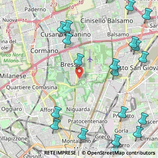 Mappa Via Don Vercesi, 20091 Bresso MI, Italia (3.229)