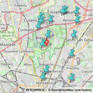 Mappa Via Don Vercesi, 20091 Bresso MI, Italia (2.514)