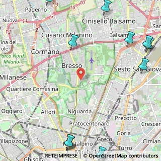Mappa Via Don Vercesi, 20091 Bresso MI, Italia (3.57909)
