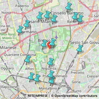 Mappa Via Don Vercesi, 20091 Bresso MI, Italia (2.50412)