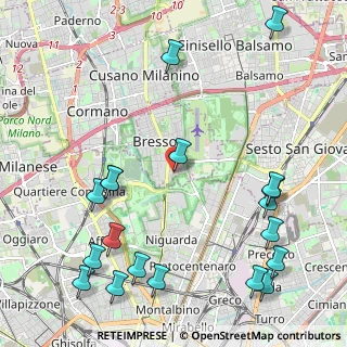 Mappa Via Don Vercesi, 20091 Bresso MI, Italia (2.81158)