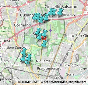 Mappa Via Don Vercesi, 20091 Bresso MI, Italia (1.75)