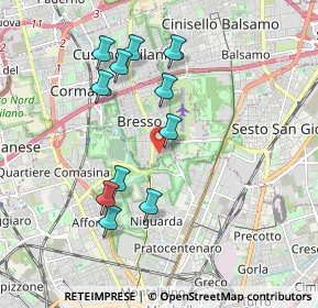 Mappa Via Don Vercesi, 20091 Bresso MI, Italia (1.80636)