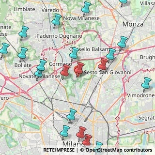 Mappa Via Don Vercesi, 20091 Bresso MI, Italia (5.6255)