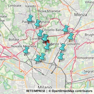 Mappa Via Don Vercesi, 20091 Bresso MI, Italia (2.89571)
