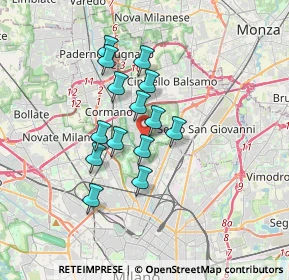 Mappa Via Don Vercesi, 20091 Bresso MI, Italia (2.65071)
