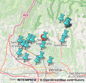 Mappa Via Don A. Sempreboni, 37024 Negrar VR, Italia (7.7455)