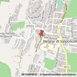 Mappa Via don A. Semprebon, 5, 37024 Negrar, Verona (Veneto)