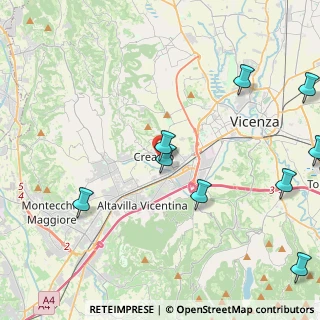 Mappa Via Milano, 36051 Creazzo VI, Italia (5.98091)
