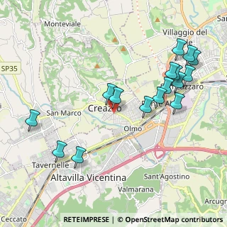 Mappa Via Milano, 36051 Creazzo VI, Italia (2.235)