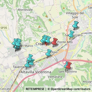 Mappa Via Milano, 36051 Creazzo VI, Italia (2.1155)