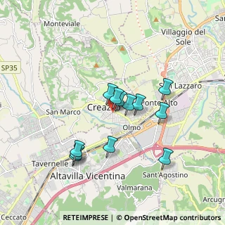 Mappa Via Milano, 36051 Creazzo VI, Italia (1.49083)