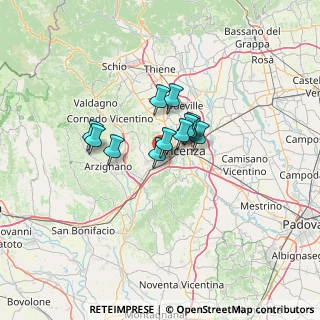 Mappa Via Milano, 36051 Creazzo VI, Italia (7.72333)