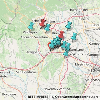 Mappa Via Milano, 36051 Creazzo VI, Italia (9.32588)