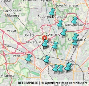 Mappa Via Arrigo Boito, 20026 Novate Milanese MI, Italia (4.15882)
