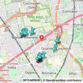 Mappa Via Arrigo Boito, 20026 Novate Milanese MI, Italia (0.9665)
