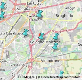 Mappa Via Monte Bianco, 20093 Cologno Monzese MI, Italia (2.73)