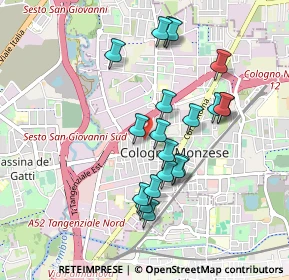 Mappa Via Monte Rosa, 20093 Cologno Monzese MI, Italia (0.854)
