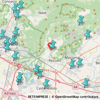 Mappa Via Fratelli Cairoli, 25082 Botticino BS, Italia (6.7105)