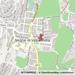 Mappa Via degli artiglieri 2, 37024 Negrar, Verona (Veneto)