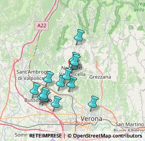 Mappa Via Dell'Autiere, 37024 Negrar di Valpolicella VR, Italia (6.16929)