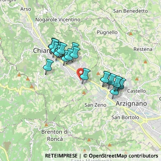 Mappa Via Lago di Molveno, 36072 Chiampo VI, Italia (1.5745)