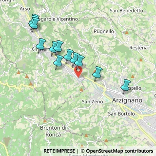 Mappa Via Lago di Molveno, 36072 Chiampo VI, Italia (1.99583)