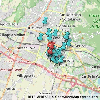 Mappa Via Privata de Vitalis, 25125 Brescia BS, Italia (1.018)
