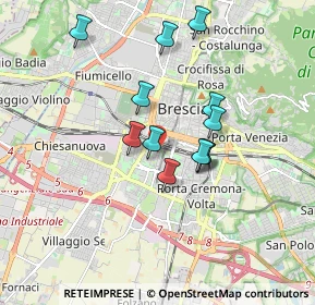 Mappa Via Privata de Vitalis, 25125 Brescia BS, Italia (1.46167)