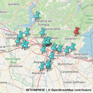 Mappa Via Privata de Vitalis, 25125 Brescia BS, Italia (13.515)