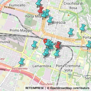 Mappa Via Privata de Vitalis, 25125 Brescia BS, Italia (1.01579)