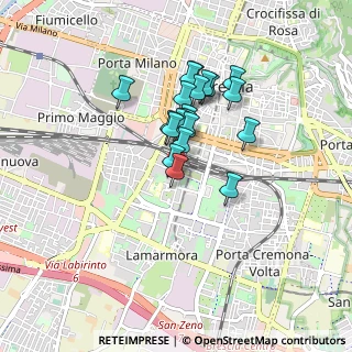 Mappa Via Privata de Vitalis, 25125 Brescia BS, Italia (0.645)