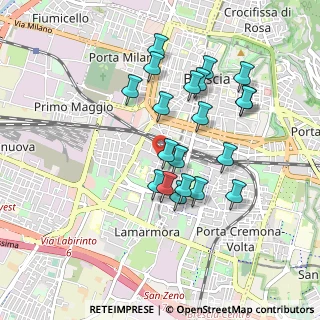 Mappa Via Privata de Vitalis, 25125 Brescia BS, Italia (0.8365)