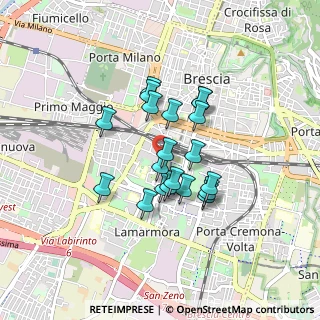 Mappa Via Privata de Vitalis, 25125 Brescia BS, Italia (0.647)