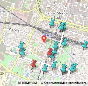 Mappa Via Privata de Vitalis, 25125 Brescia BS, Italia (0.5825)