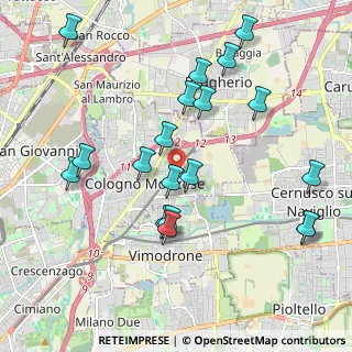 Mappa Via P. Neruda, 20093 Cologno Monzese MI, Italia (2.12526)