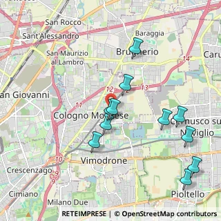 Mappa Via P. Neruda, 20093 Cologno Monzese MI, Italia (2.07091)