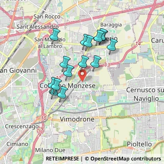 Mappa Via P. Neruda, 20093 Cologno Monzese MI, Italia (1.606)