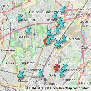 Mappa Via Caduti Sul Lavoro, 20099 Sesto San Giovanni MI, Italia (2.22895)