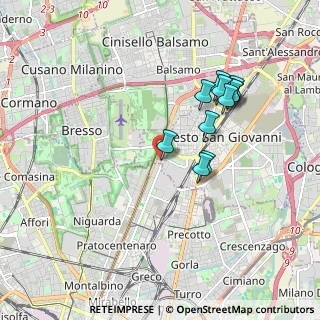 Mappa Via milanese 10 interno coop, 20099 Sesto San Giovanni MI, Italia (1.67455)